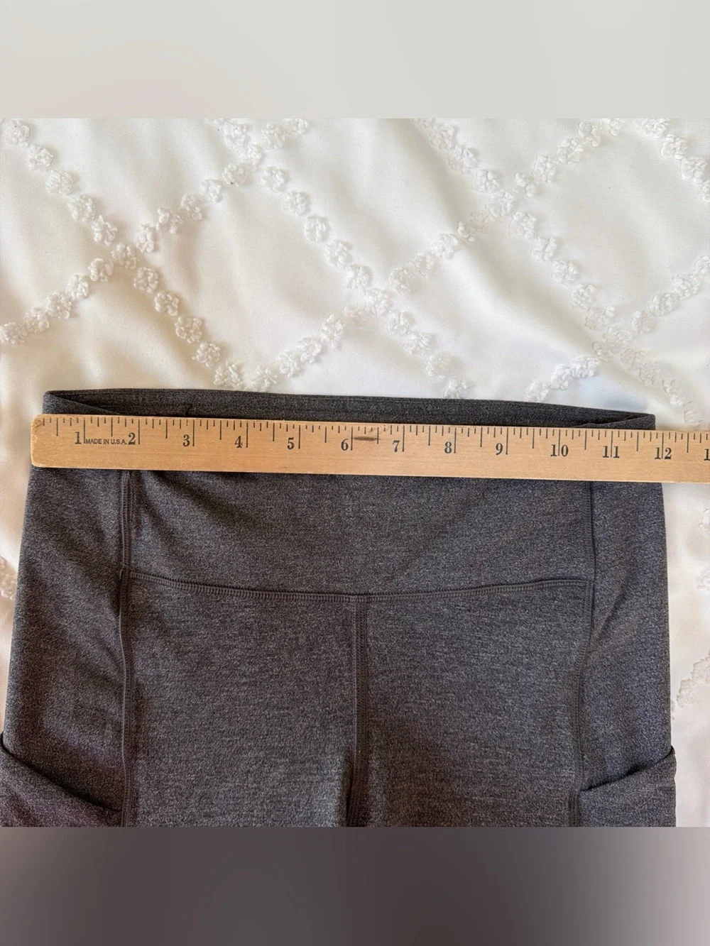 Lululemon 28” Speed Up Tight *Full-On Luxtreme Luon Knit Heathered Gray Size 4